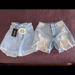 2 pairs of BRAND NEW shorts.